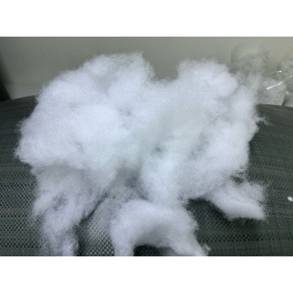 combo2kg Bông gòn nhồi gối không xẹp *Bông gòn polyester 7D đàn hồi cao
