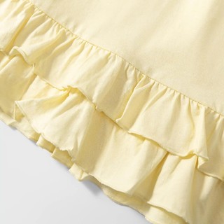 Váy Liền Dệt Kim Bé Gái DDN26S010R | Wookids | Váy Trẻ Em 2-9 Tuổi