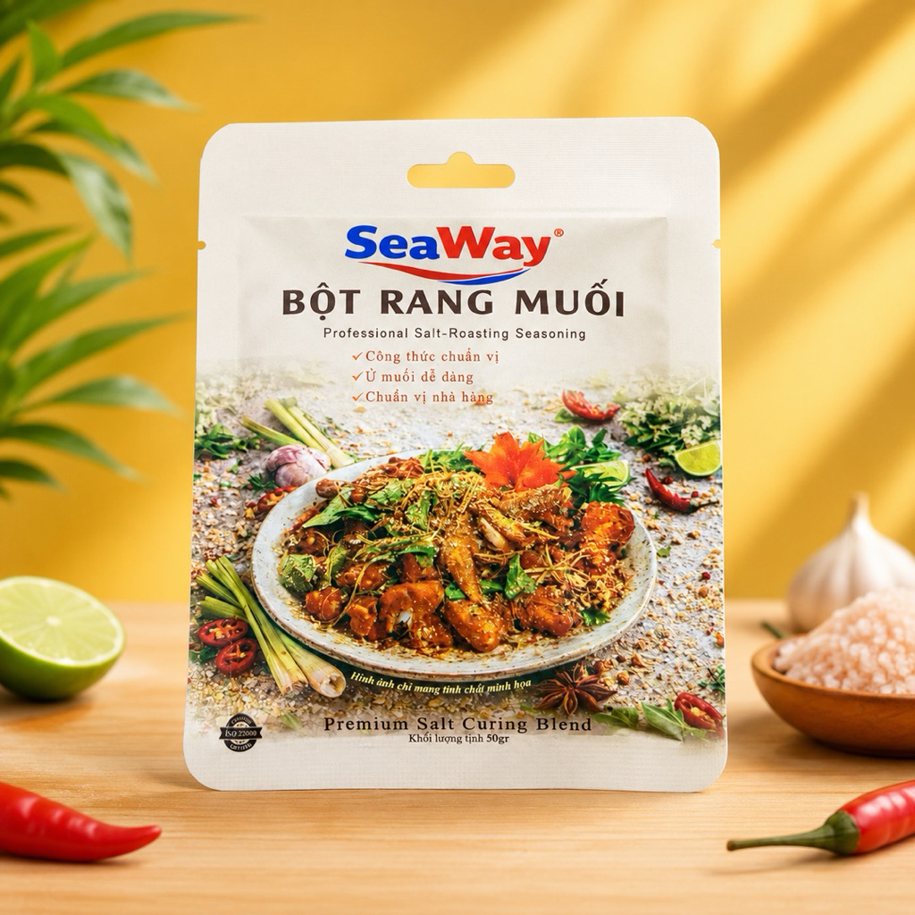 Bột Rang Muối Làm Các Món Gà, Tôm, Ba Ba, Dê, Ếch, Vịt, Sụn Gà, Cá, Hải Sản Rang Muối Chuẩn Vị