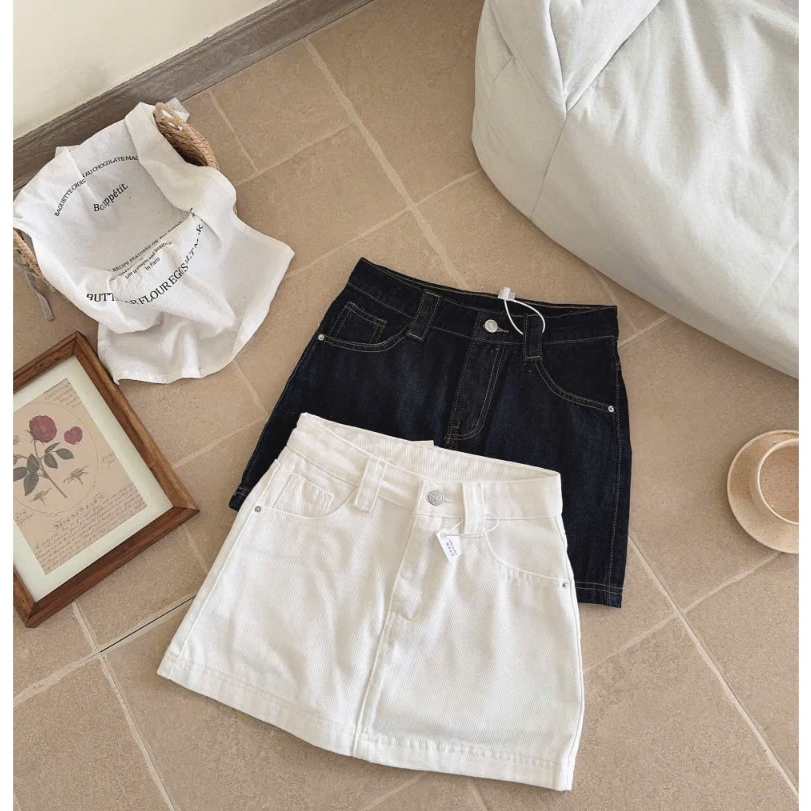 Luna Skirt (TSW) Quần jean giả váy Nữ the.sweaterweather