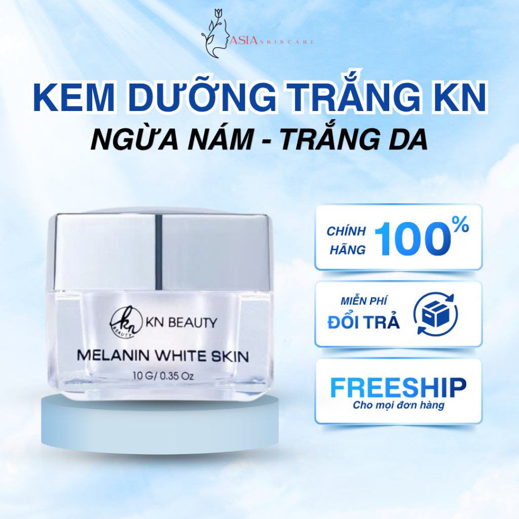 Kem dưỡng trắng KN Beauty ngừa nám sáng da chống nắng 10g DC09