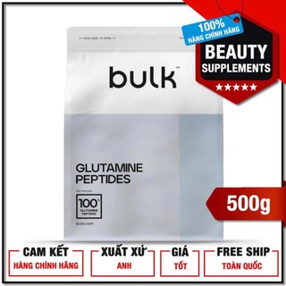 Bulk - Bột Glutamine Peptides Tinh Khiết- Túi 500g