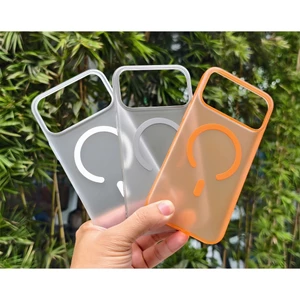 Ốp lưng nhám cứng RAVAKA siêu mỏng chống bám vân tay, hỗ trợ sạc không dây dành cho iphone 17 Promax
