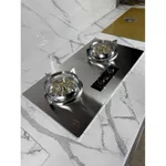 Bếp Gas Âm GZ499 Trắng/Đen – 9 Đầu Đốt Đồng, 2 Vùng Nấu, Tích Hợp Cảm Biến Ngắt Gas & Hẹn Giờ – Khóa An Toàn — ảnh 5