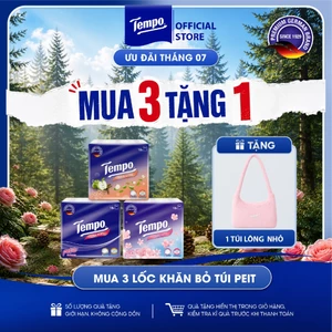 Khăn Giấy Bỏ Túi Cao Cấp Tempo Petit 18 Gói, 4 Lớp Bền Dai, Thương Hiệu Đức