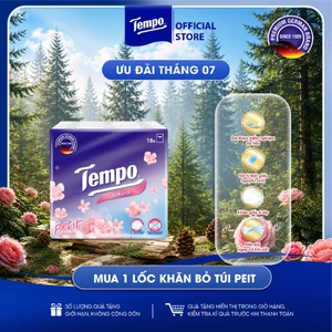 Khăn Giấy Bỏ Túi Cao Cấp Tempo Petit - 4 Lớp Bền Dai, Được Kiểm Nghiệm Da Liễu - Thương Hiệu Đức