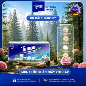 Khăn giấy bỏ túi cao cấp Tempo Regular - 4 Lớp Bền Dai - Thương hiệu Đức - An Toàn Cho Da