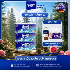 Khăn Giấy Bỏ Túi Regular 10 Cao Cấp Tempo- 4 lớp bền dai - Thương hiệu Đức