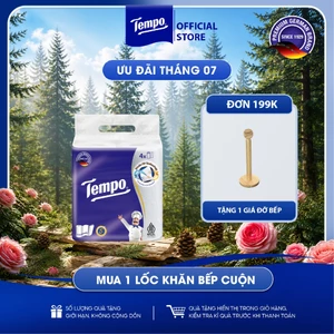 Khăn Giấy Bếp Tempo Dạng Cuộn Đa Năng, Siêu Thấm - Thương Hiệu Đức