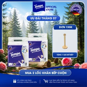 Khăn Giấy Bếp Cuộn Đa Năng Siêu Thấm Tempo Thương Hiệu Đức