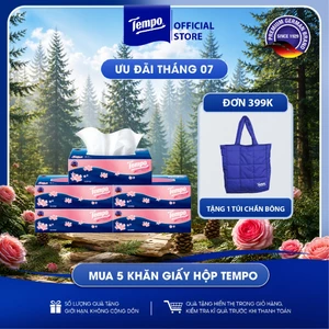 Khăn Giấy Hộp Cao Cấp Tempo Box Facial, Thương Hiệu Đức An Toàn Cho Da