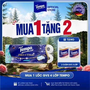 Giấy Vệ Sinh Cao Cấp Prestige 4 Lớp Tempo Bền Dai Thương Hiệu Đức