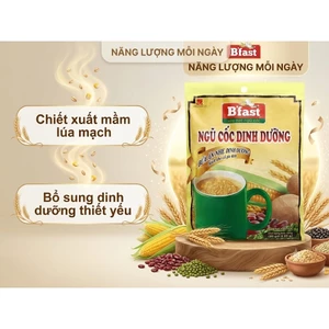 Ngũ Cốc Dinh Dưỡng B'fast Sữa Hạt Ngũ Cốc (Bịch 500g / 20 gói x 25g) - Bữa Ăn Nhẹ Cho Cả Gia Đình