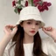 Mũ Bucket Vành Nón Cụp Dập Nổi Caro Chất Cotton mềm mại, Nón Xô Phong Cách Ulzzang