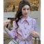 Áo sơ mi CN hồng sticker #sieucappp
