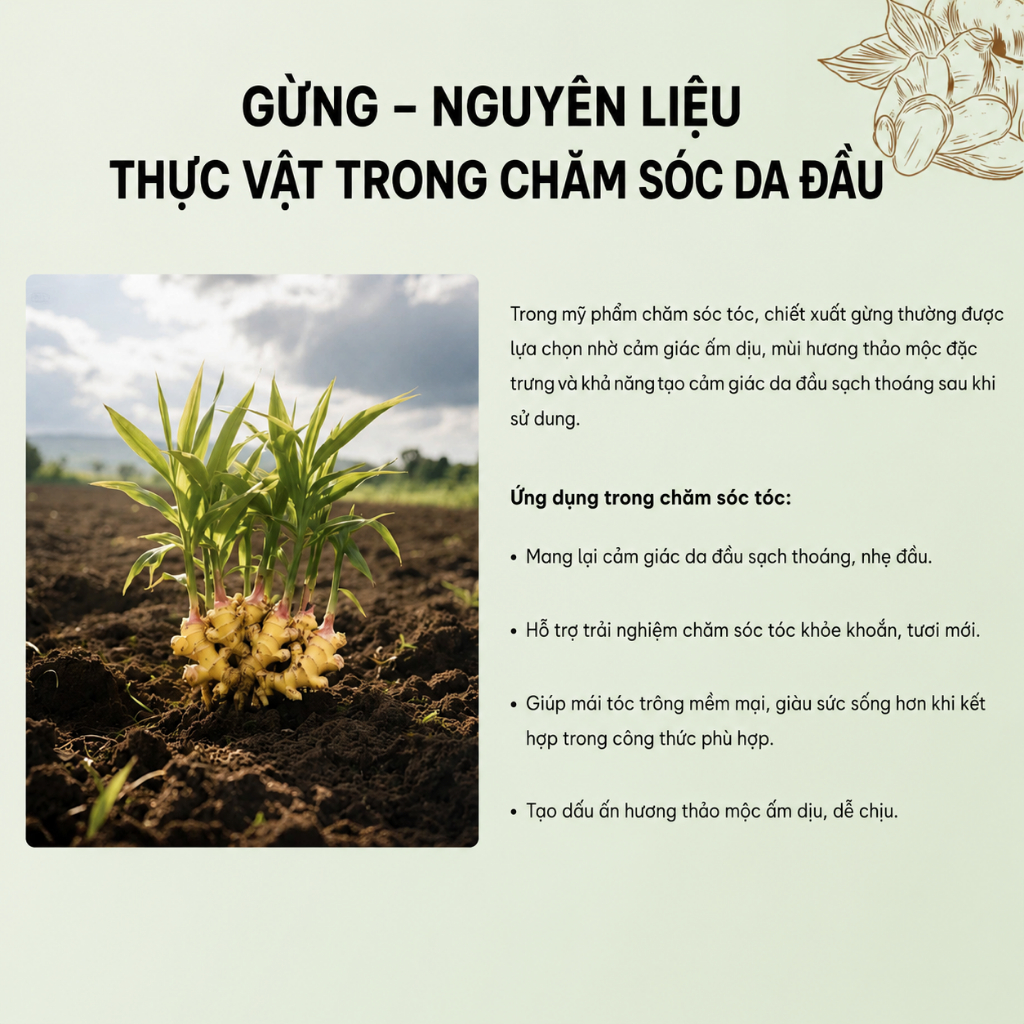 Dầu gội đầu thảo dược Weilaiya gừng detox da đầu hỗ trợ mái tóc khoẻ đẹp gấp đôi hiệu quả cho da đầu dầu 420ml