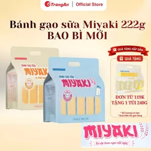 Bánh Gạo Sữa Miyaki Tràng An Không Chiên Rán An Toàn Dinh Dưỡng Thơm Ngon