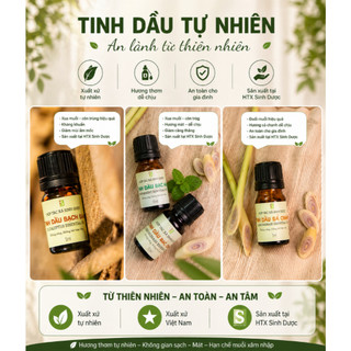 Combo thiết bị khuếch tán tinh dầu không cần điện và set 03 tinh dầu đuổi muỗi tự nhiên
