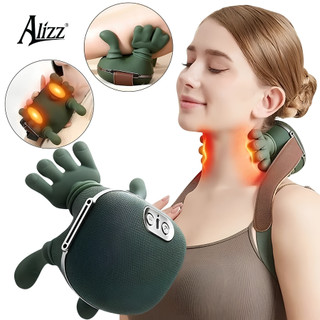 Máy Massage Cổ Vai Gáy 6D Mô Phỏng Tay Người, Nhiệt Ấm Hồng Ngoại, Sạc Pin Rảnh Tay Không Dây (hàng tốt)