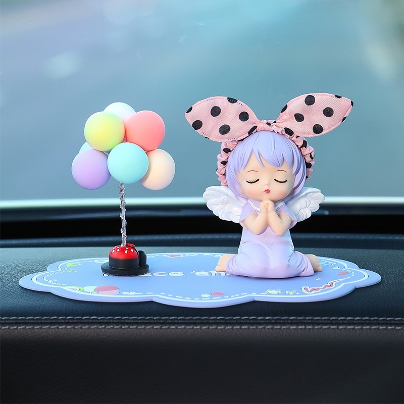 Trang Trí Taplo Xe Hơi Bé Gái Thiên Thần Có Cánh Dễ Thương – Decor Ô Tô Cute, Phụ Kiện Nội Thất Xe Hơi Cho Nữ