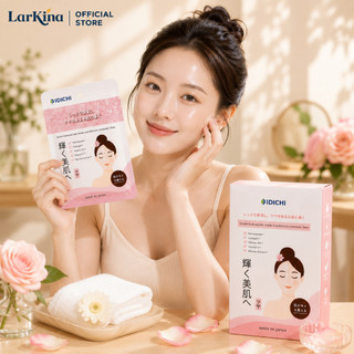 Mặt Nạ Dưỡng Da IDICHI Màu Hồng Loại 1 Miếng Collagen Vitamin B5 Niacinamide Dưỡng Ẩm Nhật Bản