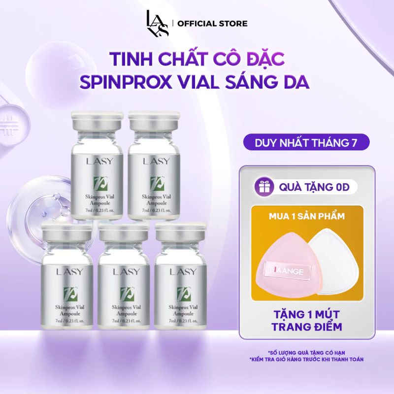 Tinh Chất Cô Đặc Tái Tạo Hỗ Trợ Chống Lão Hóa, Giảm Nếp Nhăn và Cấp Ẩm Cho Da L.ASY Skinprox Vial 5 lọ x 7ml — ảnh 1