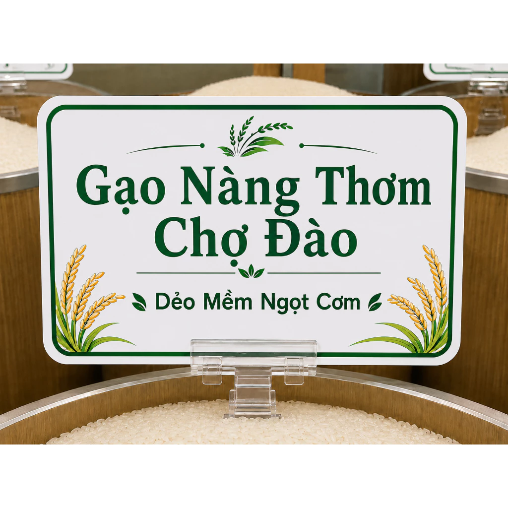 Gạo Nàng Thơm Chợ Đào Vị ngọt đậm, dẻo mềm Bao 10kg