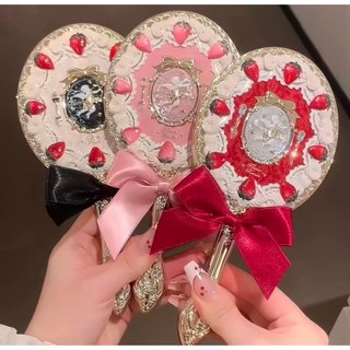 [CHÍNH HÃNG] Gương Cầm Tay Flower Knows Dâu Tây Thiên Thần - Bản Strawberry Rococo Sang Trọng