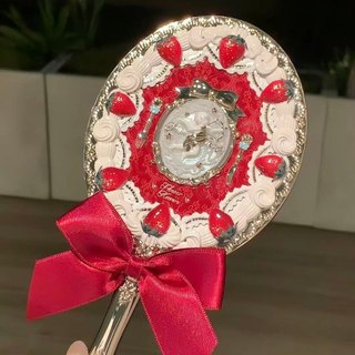 [CHÍNH HÃNG] Gương Cầm Tay Flower Knows Dâu Tây Thiên Thần - Bản Strawberry Rococo Sang Trọng