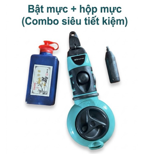 (Combo 2 món) Bật mực- Búng mực tự động Gofuther 20m + Lọ mực 100g dùng trong xây dựng, làm mộc