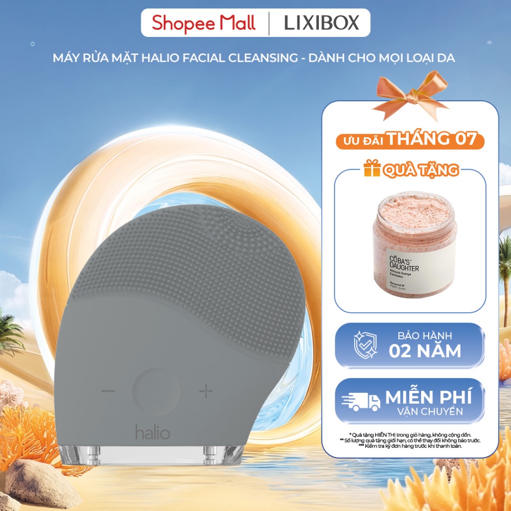 [SPLIVE] Máy Rửa Mặt Halio Facial Cleansing & Massaging Device - Dành Cho Mọi Loại Da