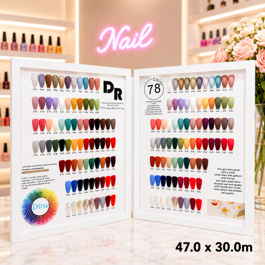 [HÀNG ĐẸP] 6/12/18/24/32/40/68/78/126 Bảng trưng bày mẫu móng - Bảng trưng mẫu decor phòng tiệm nail