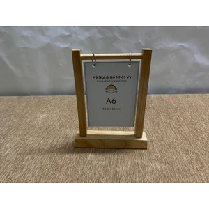 Khung Menu Để Bàn Bằng Gỗ A6, A5, A4 NHATVYWOOD