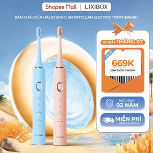 Combo 02 Bàn Chải Điện Làm Sạch Sâu Halio Sonic SmartClean Electronic Toothbrush