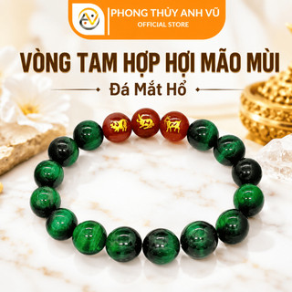 Vòng tam hợp hợi mão mùi - vòng phong thủy tuổi hợi - vòng tay may mắn tài lộc bình an
