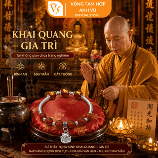 Vòng tam hợp mix charm chất liệu cao cấp - vòng đeo tay cho nữ - vòng tay con giáp - may mắn tài lộc