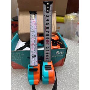 Thước Cuộn Lõi Thép Nền Trắng Chính Hãng BAFARO 3m & 5m Nhựa ABS Chống Rơi-Thước Đo Tự Động Hãm