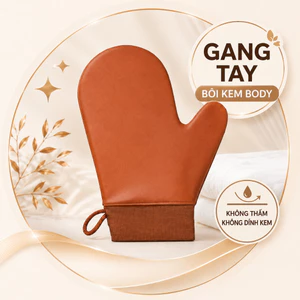 Găng Tay Bôi Kem Dưỡng Thể PU Mềm, Thoa Lotion Body Không Dính Tay