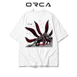 Áo thun Orca in hình Kurama Naruto - Vải Cotton cao cấp - ORCA900