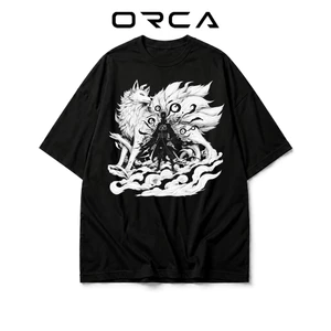 Áo thun Orca in hình Kurama Naruto - Vải Cotton cao cấp - ORCA901