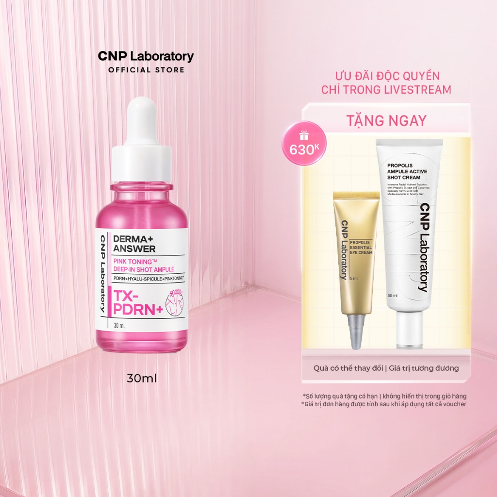 [CNP Laboratory Official x KOL] Tinh chất vi kim dưỡng sáng Derma ...