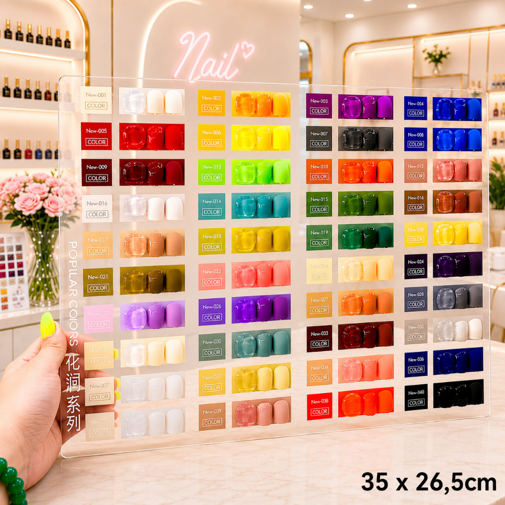 [HÀNG ĐẸP] 6/12/18/24/32/40/68/78/126 Bảng trưng bày mẫu móng - Bảng trưng mẫu decor phòng tiệm nail