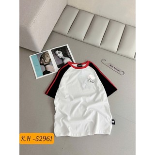 Áo Thun Nữ Mickey Màu Trắng Basic QCCC Cao Cấp