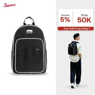 Balo nam nữ đi học đi làm BAMA Seoul Backpack chống nước nhiều ngăn đựng laptop 13 14 15.6 inch