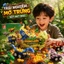 Đồ Chơi Trứng Khủng Long Xếp Hình Brick Lắp Ráp 12 Mẫu Khủng Long Đồ Chơi Sáng Tạo Quà Tặng Cho Bé
