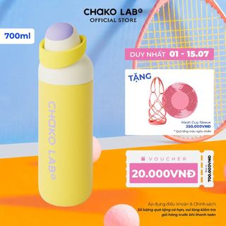 Bình Giữ Nhiệt Inox 316 ChakoLab Kada Dung Tích 700ml, Có Hai Chế Độ Uống Thông Minh, Chống Đổ Nước