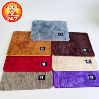 Combo 3 Thảm Lau Chân Siêu Thấm Hút Chống Trơn Trượt - Thảm Chùi Chân Nhà Tắm 40x60cm