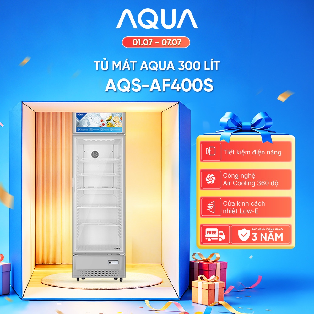 Tủ mát Aqua 300 Lít AQS-AF400S