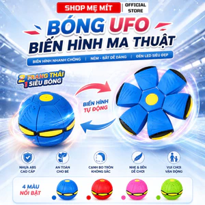 Bóng UFO Biến Hình Ma Thuật Đồ Chơi Ném Bắt Biến Thành Đĩa Bay Và Quả Bóng Đồ Chơi Ngoài Trời Cho Bé