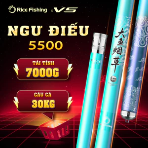 Cần câu đài săn hàng Ngư Điếu 5500 RICEFISHING chuyên săn cá lớn dòng giữ cá tốt CC-28